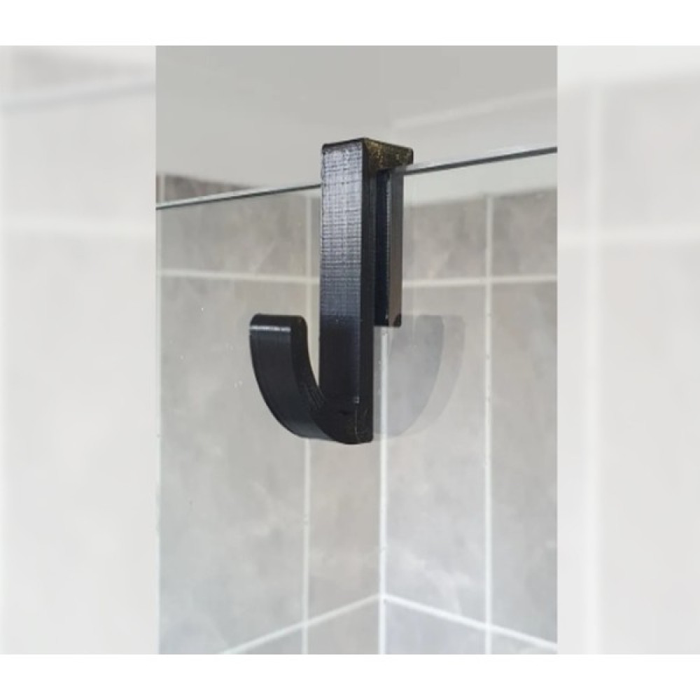 Anatolyizm Banyo Duşakabin Askılık 2'li V1 - Siyah Banyo Askılık Fiyatı