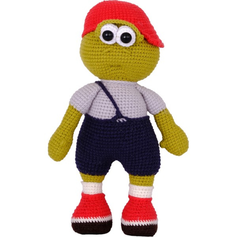 Anatoya Amigurumi Kaplumbağa Tosbik - Kırmızı Şapkalı - Anatoya - Renkli Oto Boyaları Fiyatı