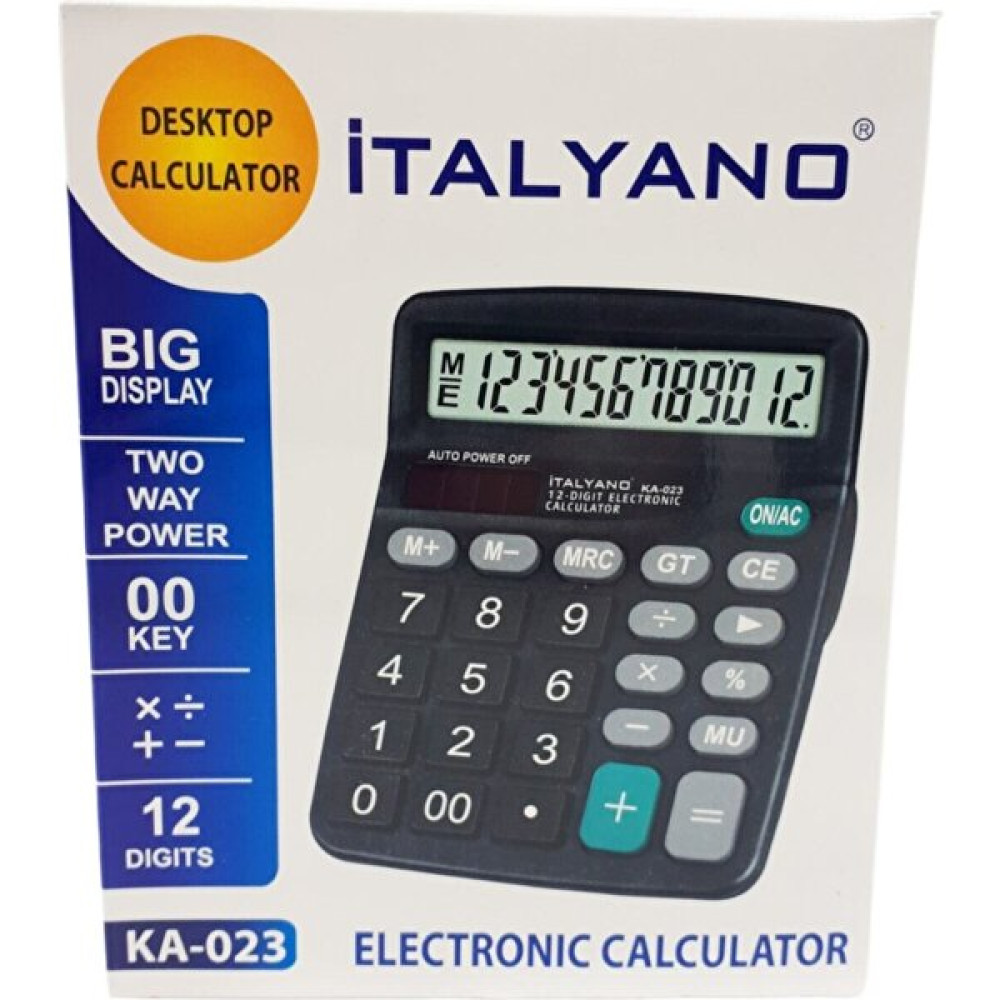 ANC Company 12 Hane Hesap Makinesi Italyano KA-023 Hesap Makinesi Fiyatı