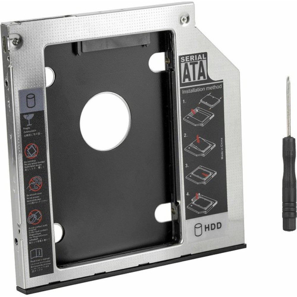 Ancheyn 12.7 mm HDD Caddy DVD SSD Kutu Sata CD Laptop Notebook Kızak Ikinci Harddisk HDD Kutuları Fiyatı