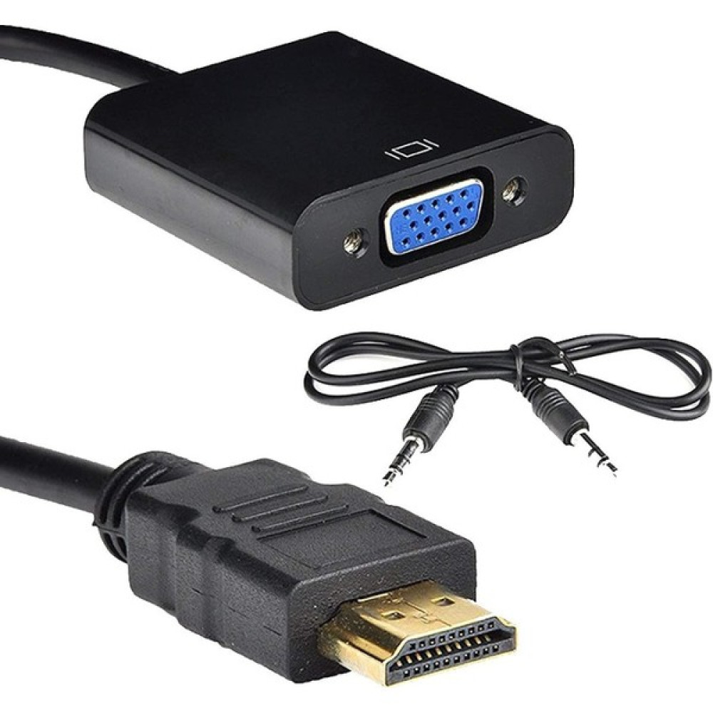 Ancheyn HDMI To VGA Ses Destekli Dönüştürücü Kablo Çevirici Adaptör 4488 Bilgisayar Çevirici ve Adaptörü Fiyatı