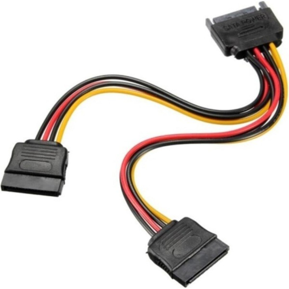 Ancheyn Sata Çoklayıcı 15 Pin 1 Erkek 2 Dişi 2 Port Çoklayıcı Y Splitter HDD Bağlantı Kablosu 4426 Oto Boyaları Fiyatı