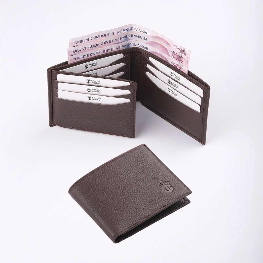 Ancora Leather Hakiki Deri Erkek CÜZDAN-26500-KAHVERENGI Diğer Fiyatı