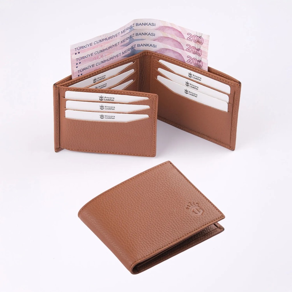 Ancora Leather Hakiki Deri Erkek CÜZDAN-26500-TABA Diğer Fiyatı
