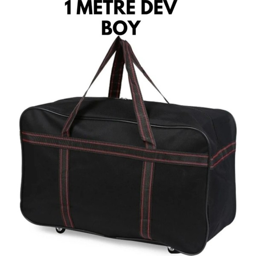 Andante Siyah Kulplu Battal Boy Kumaş El Valizi Seyahat Çantası Battal Boy Outdoor Tekerlekli Çanta Valiz Çanta (Outdoor) Fiyatı