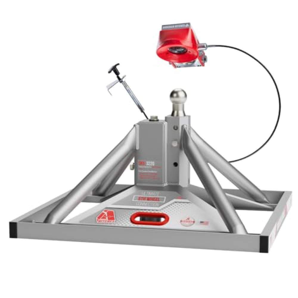 ANDERSEN HITCHES | 3220 | SAE Certified | GEN 3 Ultimate Fifth Wheel Connection | Aluminum Gooseneck Mount Trailer Hitch Adapter | Towing Accessories | 24,000 lbs GTWR, 4,500 lbs Tongue Weight