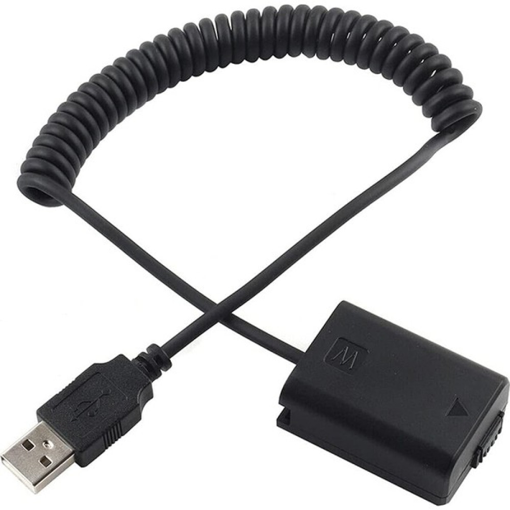Andoer Sony NP-FW50 Dummy Güç Adaptörü A6000 A6300 A6400 A6500 A5000 A5100 A7S - Siyah Piller & Şarj Cihazları Fiyatı