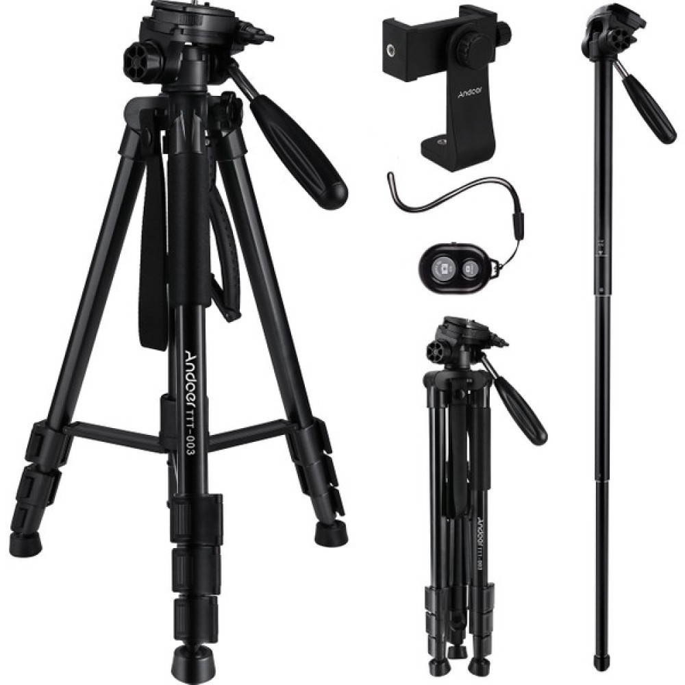 Andoer Ttt-03 2'si 1 Arada Fotoğraf Tripod Monopod Tripodlar Fiyatı