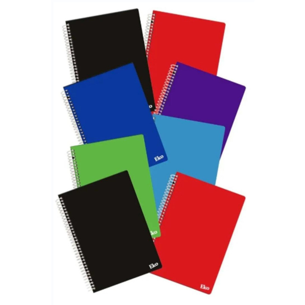Andofis IM Smart Defter A4 72 Yaprak 8 Adet (4 Kare+4Çizgili) Spiralli Pp Kapak Defter Fiyatı