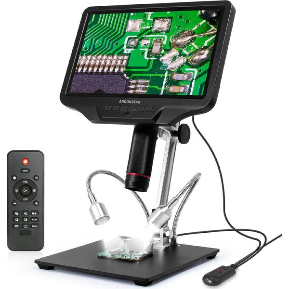 Andonstar AD409 1080P 3D HDMI Wifi Dijital Mikroskop Büyük Çalışma Alanı 10.1 Inç Ekran Tamir Için Elektronik Lehimleme Aracı Mikroskop Fiyatı
