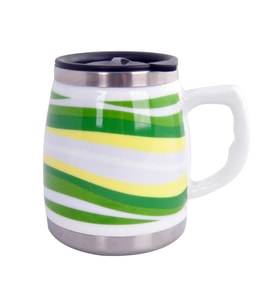 AND-325 A İçi Çelik Dışı Desenli Seramik Kupa Mug 500ml. Oto Boyaları Fiyatı