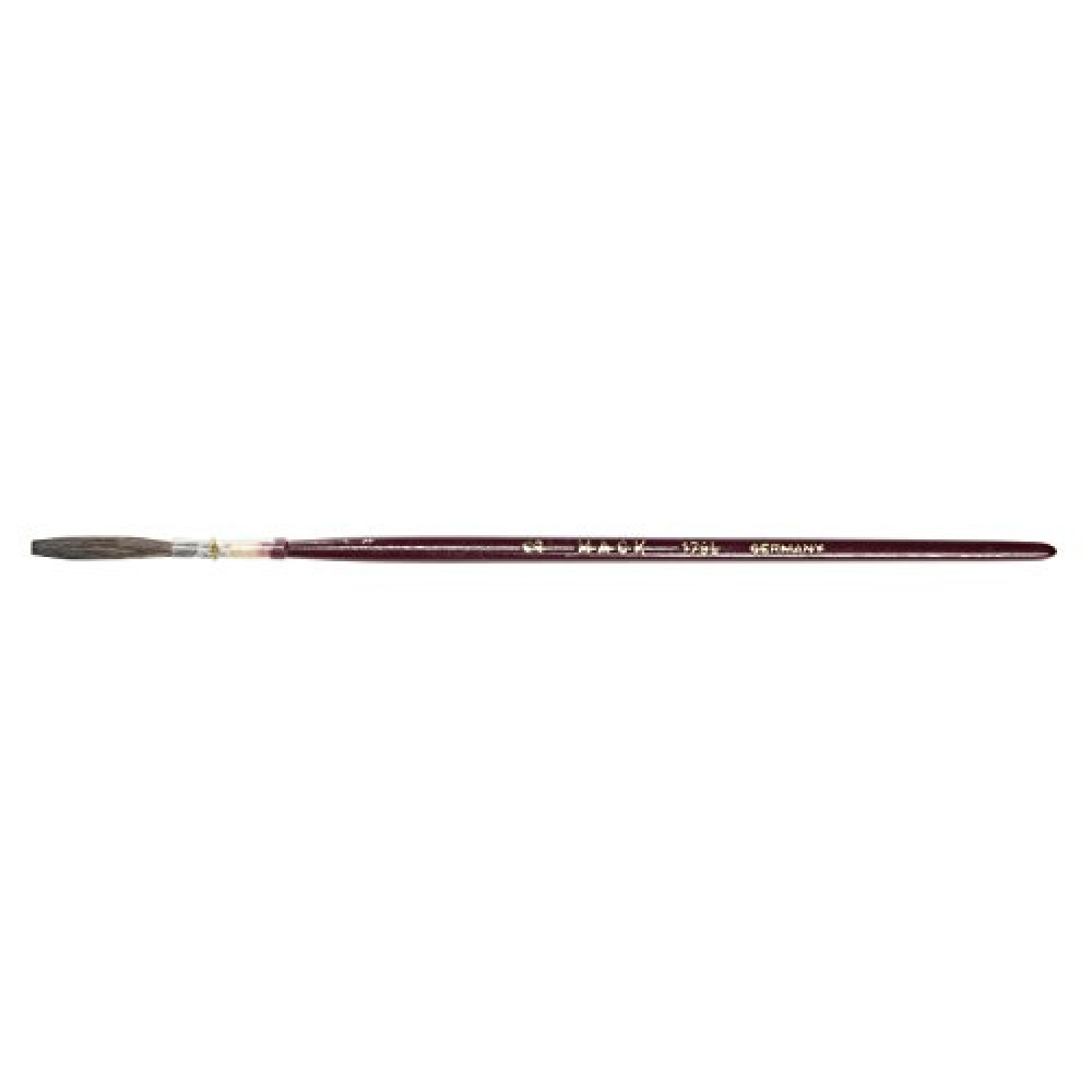 Andrew Mack Brown Kazan Squirrel Hair Lettering Quill Series 179L Size 2