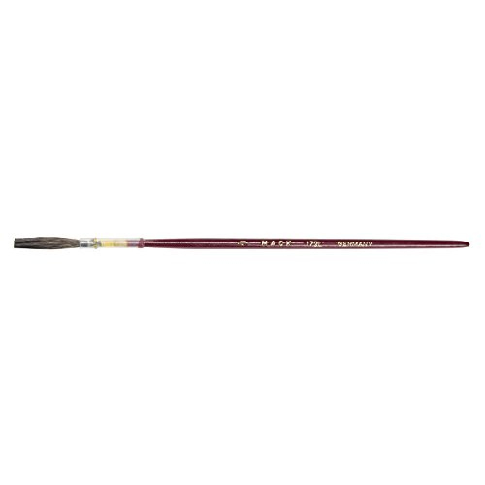 Andrew Mack Brown Kazan Squirrel Hair Lettering Quill Series 179L Size 4