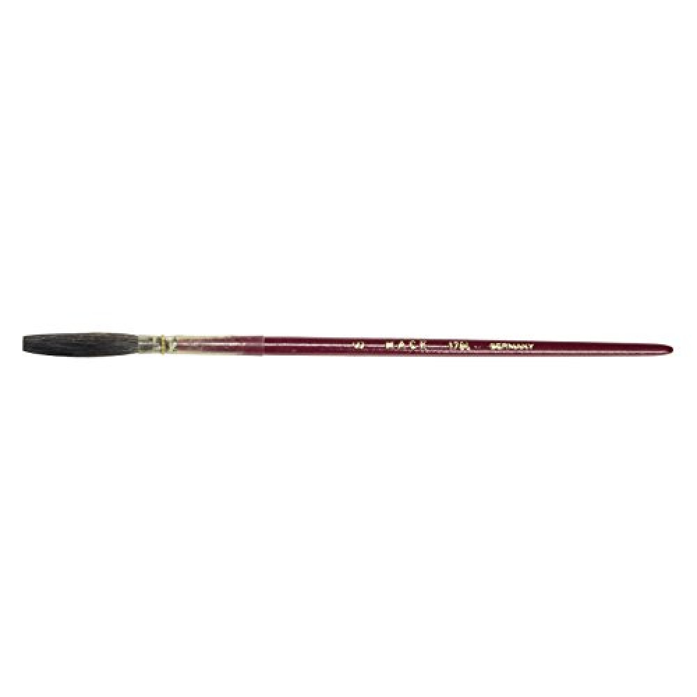 Andrew Mack Brown Kazan Squirrel Hair Lettering Quill Series 179L Size 8