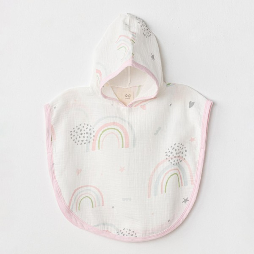 Andywawa Kız Bebek Panço Pancho Muslin Have A Nice Day AC24666 - Pembe - Beyaz - 2 - 3 Yaş Oto Boyaları Fiyatı
