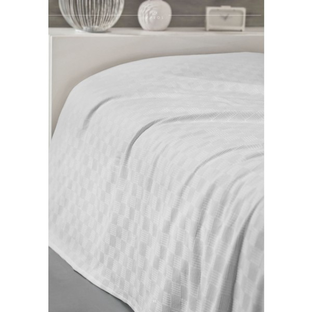 Anemon Serisi Otel Pikesi 200X230 - 200 x 230 cm - Beyaz Pike & Pike Takımı Fiyatı