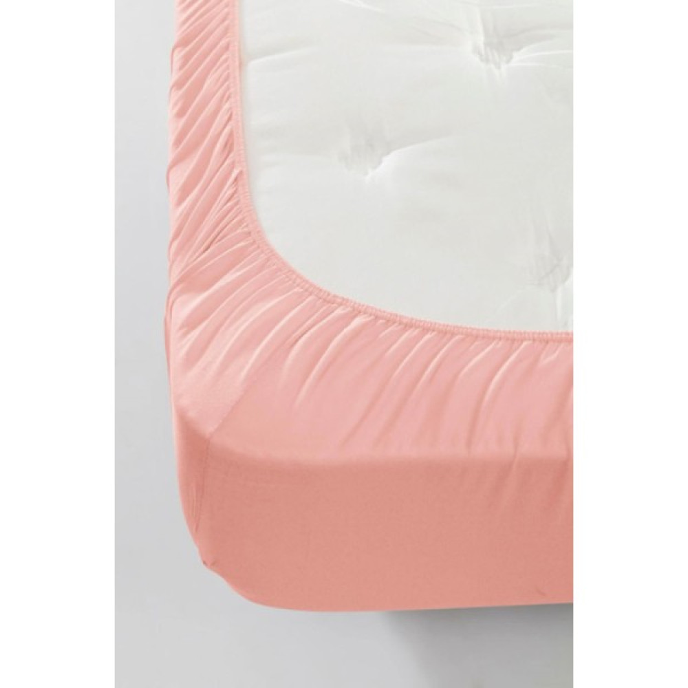 Anemons Çift Kişilik Battal Boy Penye Lastikli Çarşaf Pembe - 180 x 200 cm - Açık Pembe Çarşaf Fiyatı