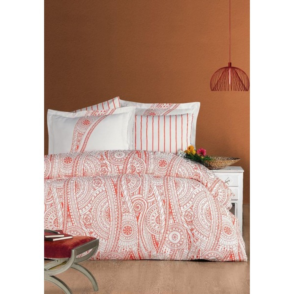 Anemons Cift Kisilik Nevresim Takimi ( Carsafli ) - Kolay Utulenebilir - Battal Boy Carsafli - 200 x 220 cm - Sarı - Turuncu Nevresim Takımı Fiyatı