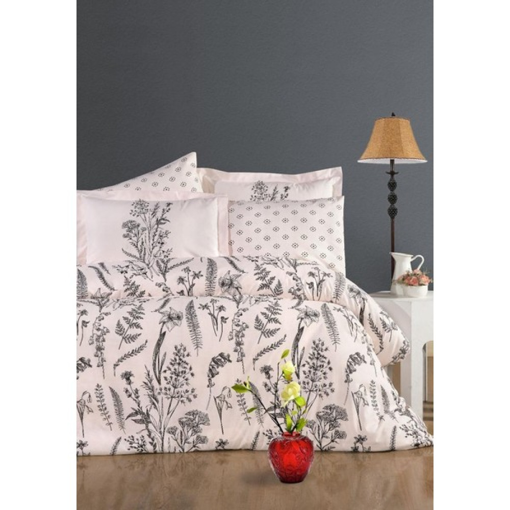 Anemons Cift Kisilik Nevresim Takimi ( Carsafli ) - Kolay Utulenebilir - Battal Boy Carsafli - 200 x 220 cm - Siyah - Beyaz Nevresim Takımı Fiyatı