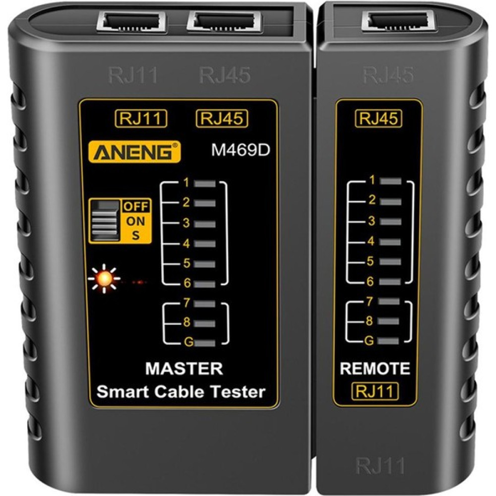 Aneng M469D RJ45 Kablo Lan Test Cihazı Ağ Kablosu Test Cihazı RJ11 RJ12 Cat5 Utp Lan Kablo Test Cihazı Ağ Aracı Ağ Onarım A (Yurt Dışından) Diğer Test ve Ölçüm Cihazları Fiyatı