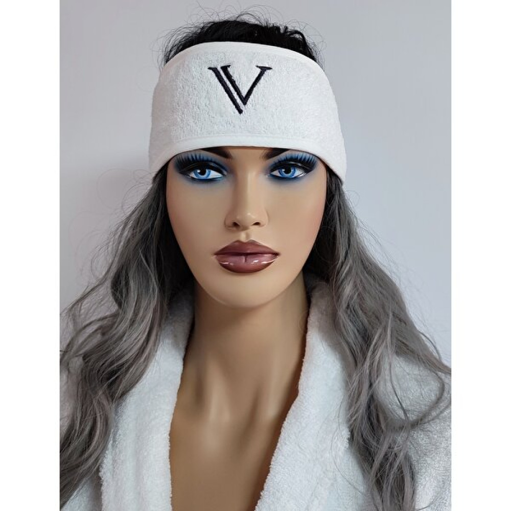 Anera Towel V Harf Nakışlı Saç Bandı Bukle Havlu Makyaj Bandı Sporcu Bandı Saç Ter Bandı Toka, Taç & Saç Bandı Fiyatı