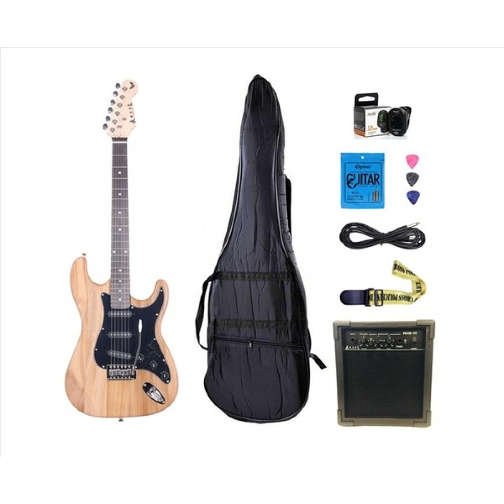 Angel AEG111-N-PK Elektro Gitar Seti Elektro Gitarlar Fiyatı