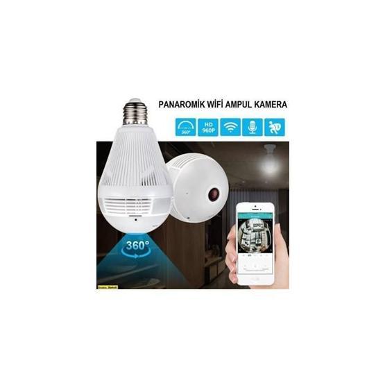 Angel Eye KS-606 360° Görüşlü Wifi Ampul IP Kamera