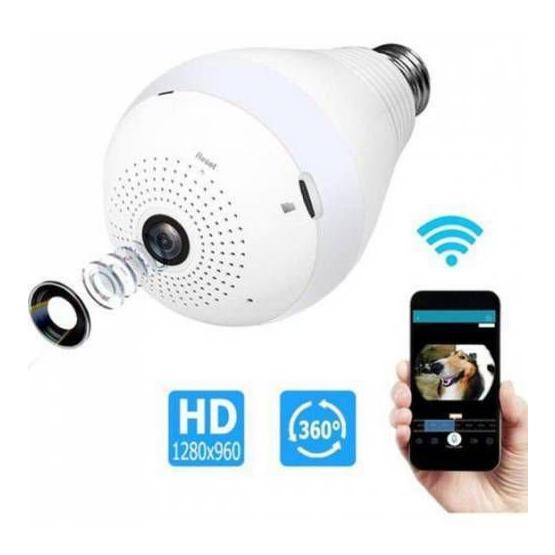 Angel Eye KS-606 360° Görüşlü Wifi Ampul IP Kamera Güvenlik Kameraları Fiyatı