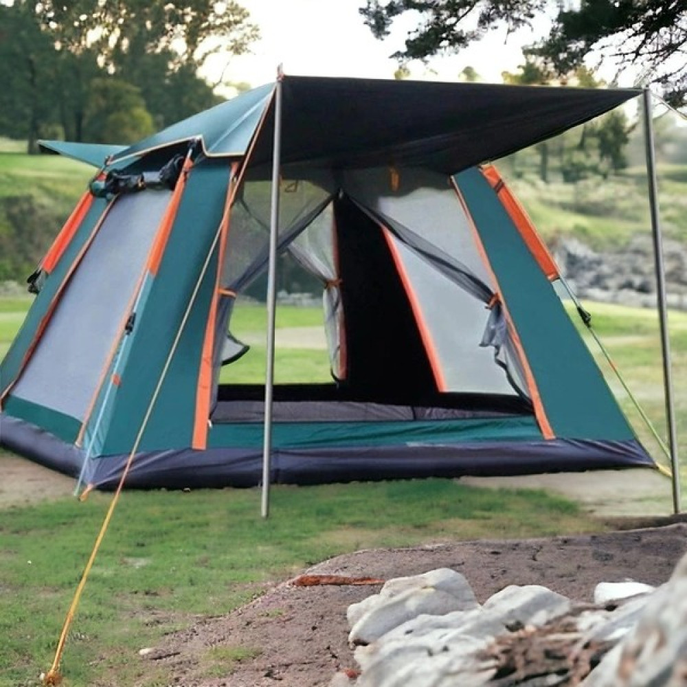 Angel Eye Outdoor 4 Kişilik Tam Otomatik Tenteli Kamp Çadırı 210X210X140 - Yeşil Oto Boyaları Fiyatı