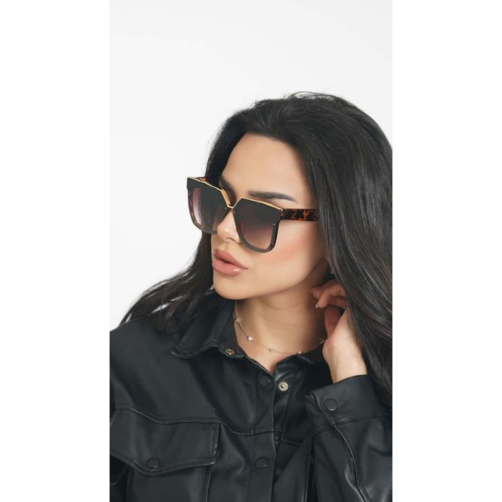 Angel Eyes Selin Kare Kemik Model Leopar Kadın Güneş Gözlüğü BM2789 - Kahverengi Kadın Güneş Gözlükleri Fiyatı
