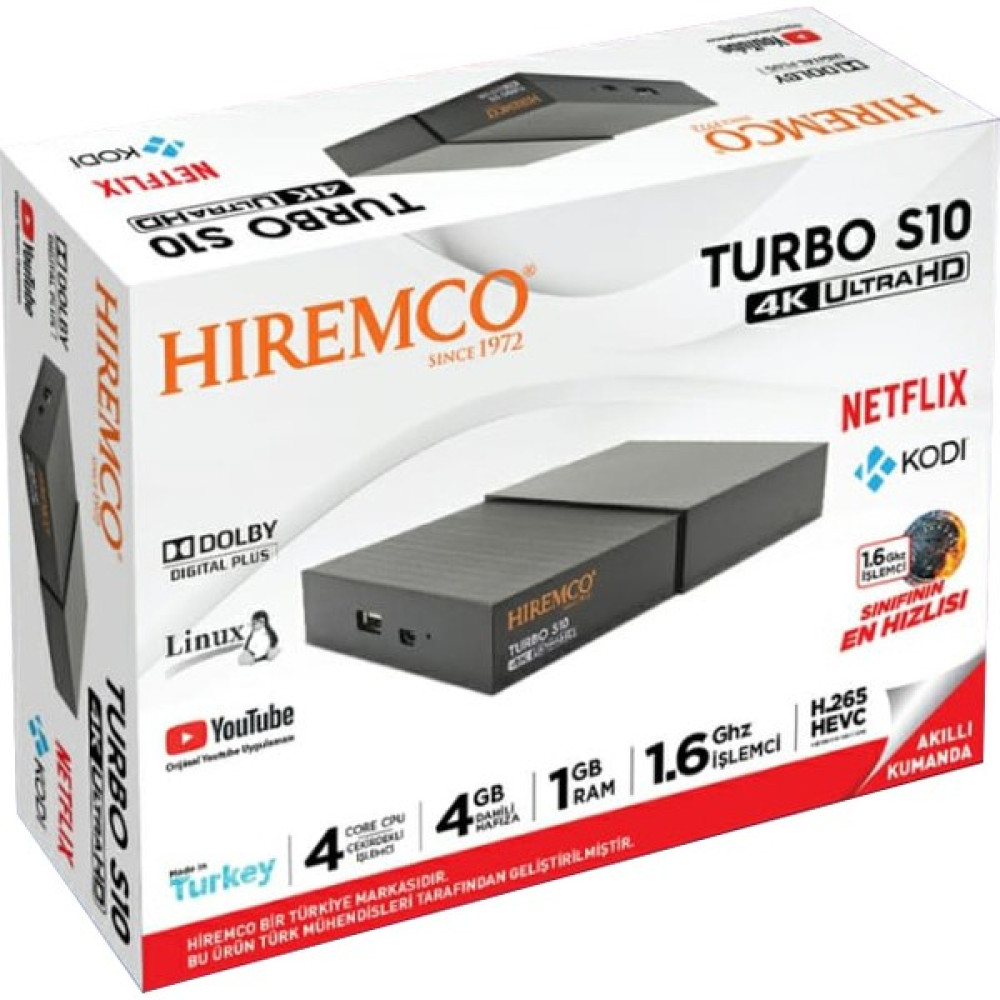 Angel Of Life Hıremco Turbo S10 4gb Dahılı Hafıza 1 GB Ram 1.6 Ghz Işlemci Youtube-Netflıx 4K Full Hd Uydu Alıcısı Oto Boyaları Fiyatı