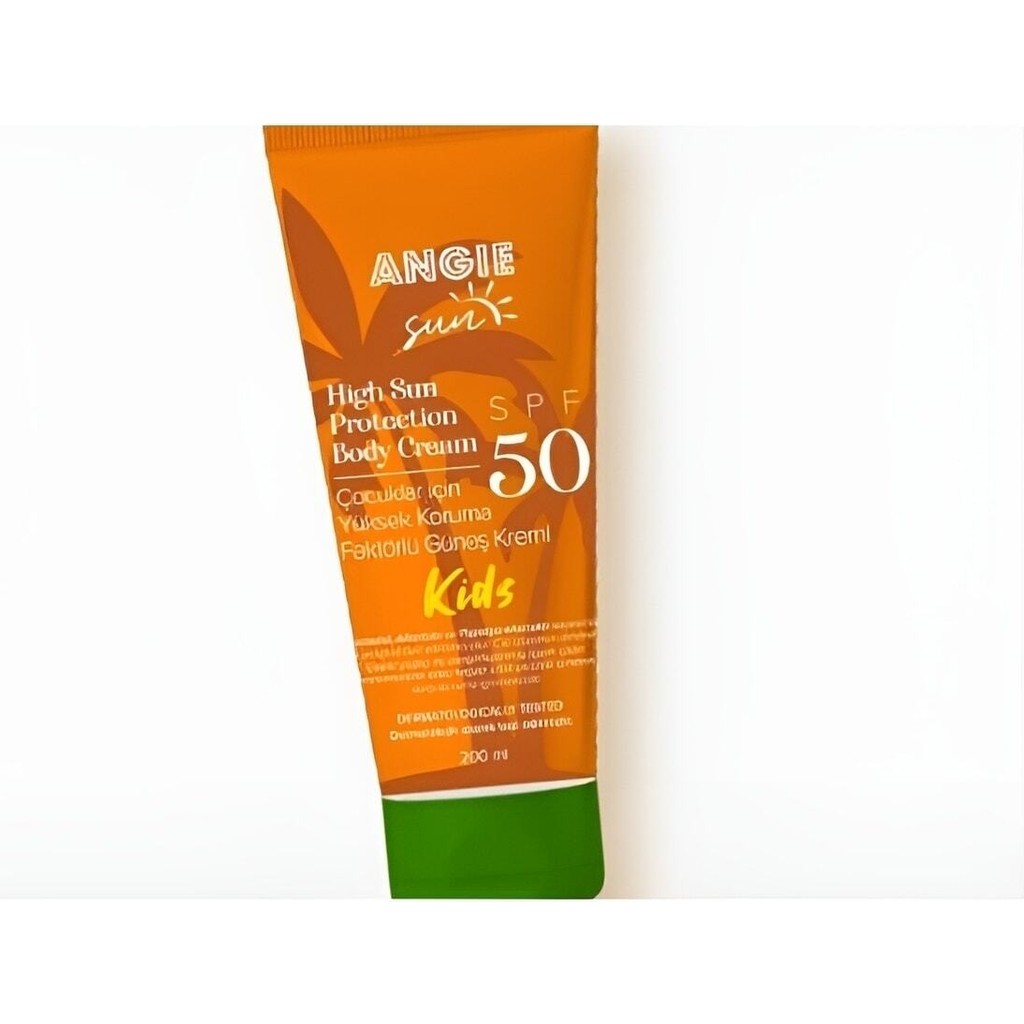 Angie Kids 50 Spf Çocuklara Özel Yüksek Koruma Faktörlü Güneş Kremi Diğer Fiyatı