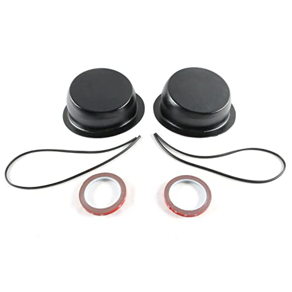 Angled Speaker Enclosures Boxes Pods 2 Pcs, Universal Size Custom Mount for 6.5 Inch Speaker Door Kick Panel Rear Deck