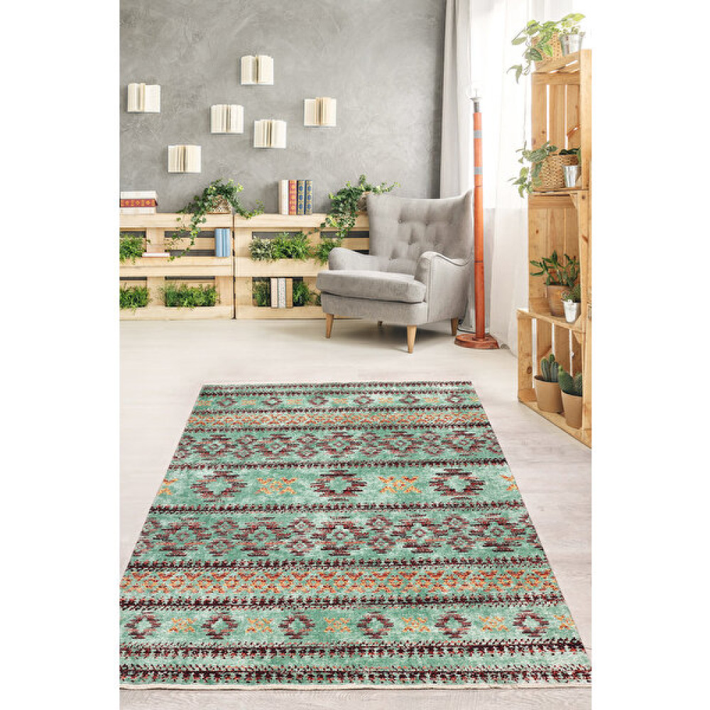 Angora Home Angorahome Vega Dekoratif Yeni Nesil Kilim4046 100 x 200 Dikdörtgen - Renkli - 100 x 200 cm Kilim Fiyatı
