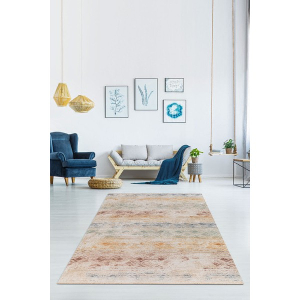 Angora Home Vega Dekoratif Yeni Nesil Kilim4224 - Renkli - 80 x 150 cm Kilim Fiyatı