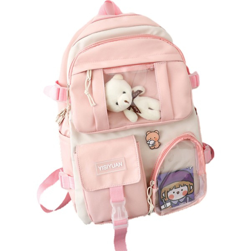 Angus Okul Çantası - Pembe (Yurt Dışından) - 30 x 15 x 43 cm Okul Çantası Fiyatı
