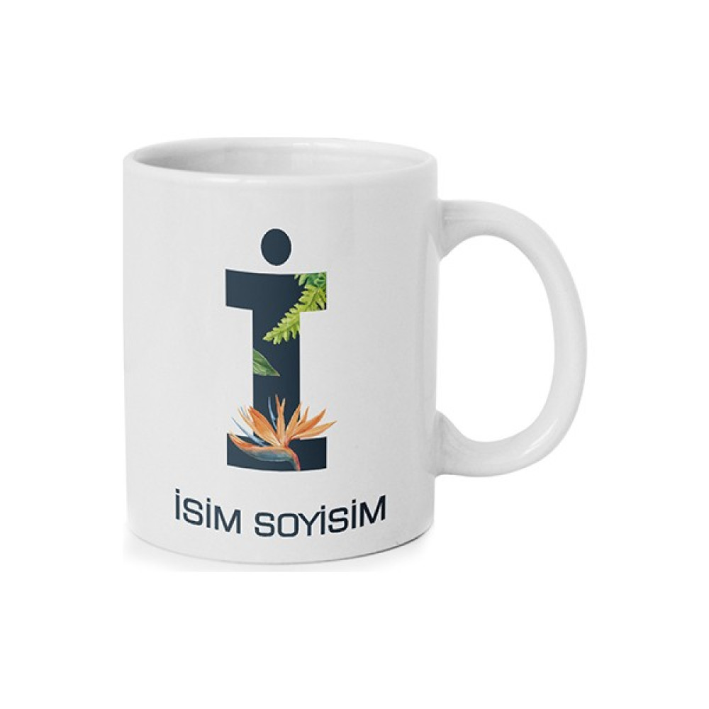 Anı Diyarı Kişiye Özel I Harfli Isim Yazılı Kupa Bardak Fincan / Bardak / Kahve Takımı Fiyatı