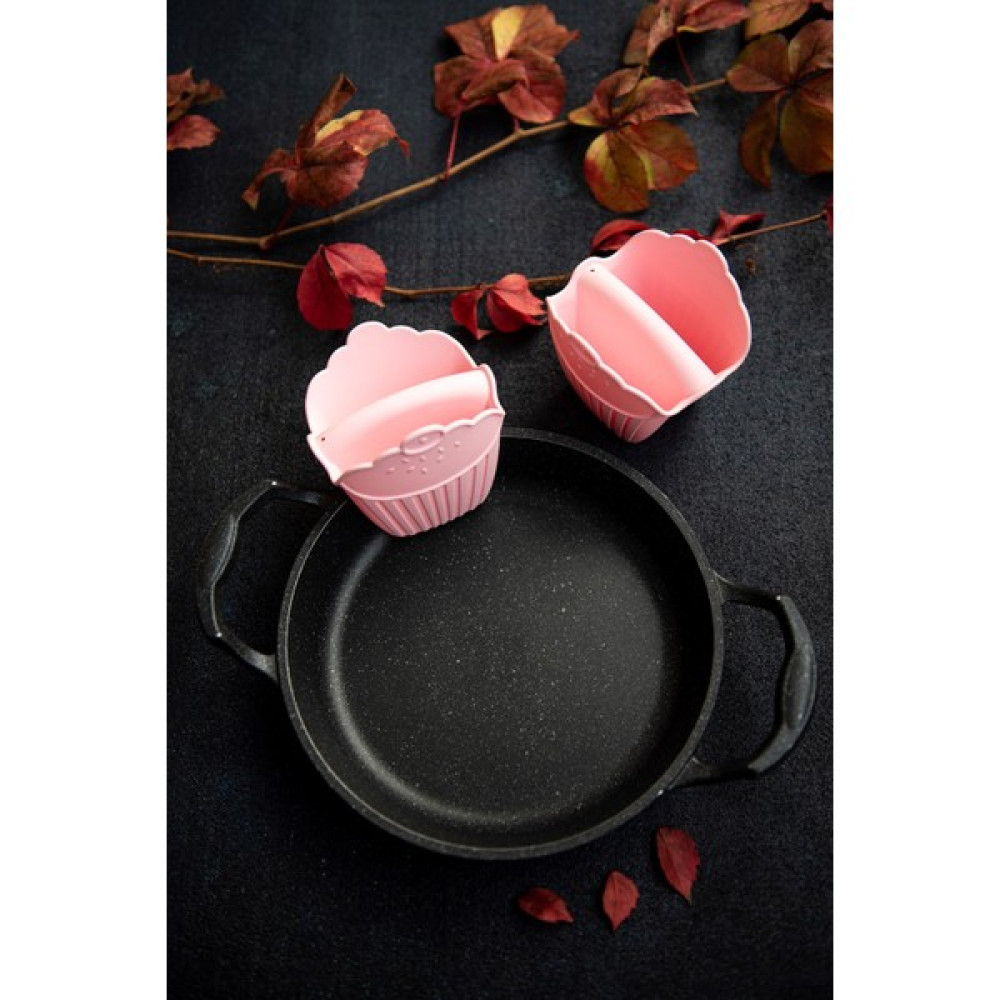 Anı Home 2'li Silikon Fırın Eldiveni Tutacağı - 9 x 11 cm - Pembe Mutfak Eldiveni Fiyatı