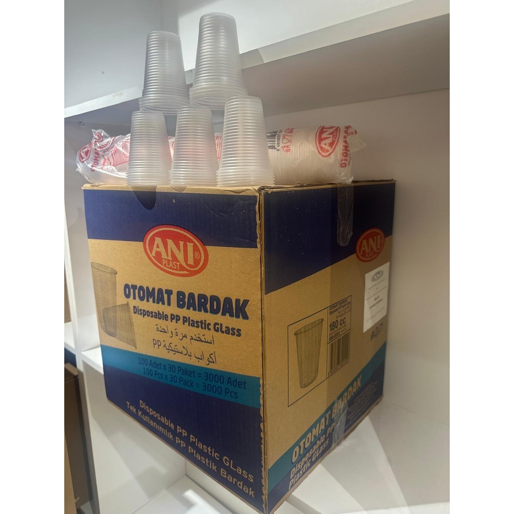 Anı Plastik Bardak 180 cc 1 Koli 3000 Adet Fincan / Bardak / Kahve Takımı Fiyatı