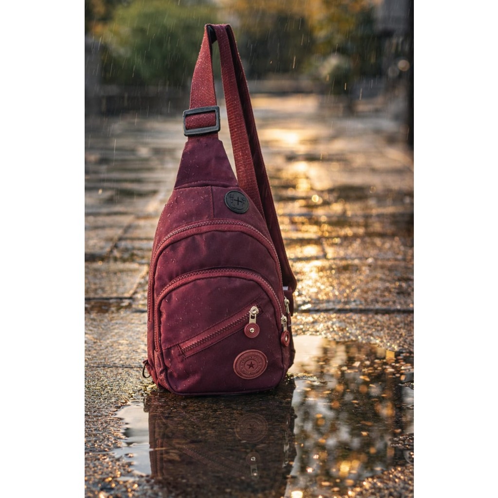 Anıl Bags Unisex Krinkıl Su Geçirmez Çanta, Çapraz Askılı Omuz ve Göğüs Çantası, Bodybag Giyim & İç Giyim Fiyatı