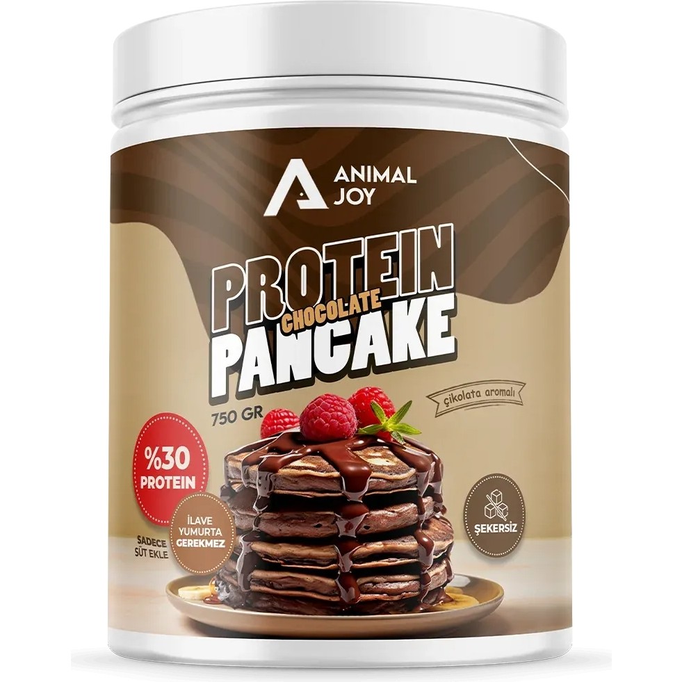 Animal Joy Protein Pankek Mix 750 gr Çikolatalı Yüksek Protein İçerikli Pratik Kahvaltı - Çikolata Diğer Fiyatı