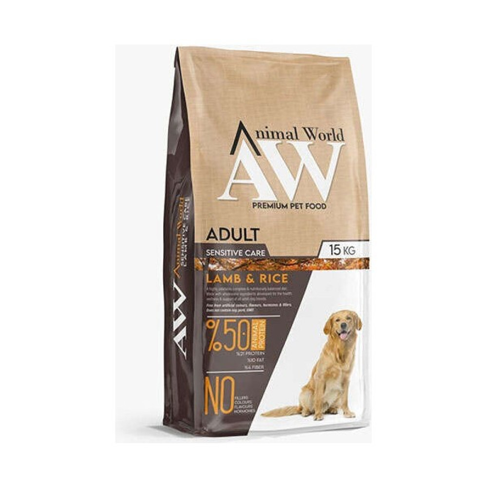 Animal World Sensitive Lamb Rice Kuzu Etli Köpek Maması 15 kg - 5 Evcil Hayvan Ürünleri Fiyatı