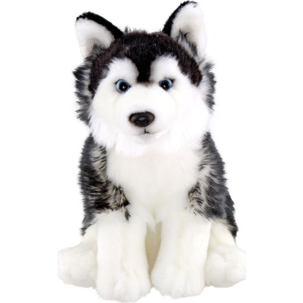 Animals Of The World Floppy Siyah Husky Peluş Oyuncak 28 cm Peluş Oyuncaklar Fiyatı