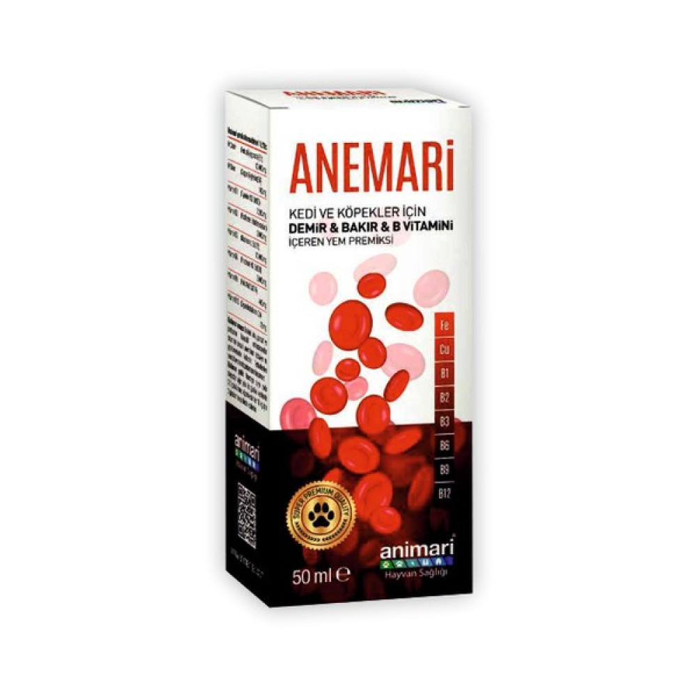 animari Anemari Kedi ve Köpekler Için Demir&bakır&b Grubu Vitaminleri 50 ml Evcil Hayvan Ürünleri Fiyatı