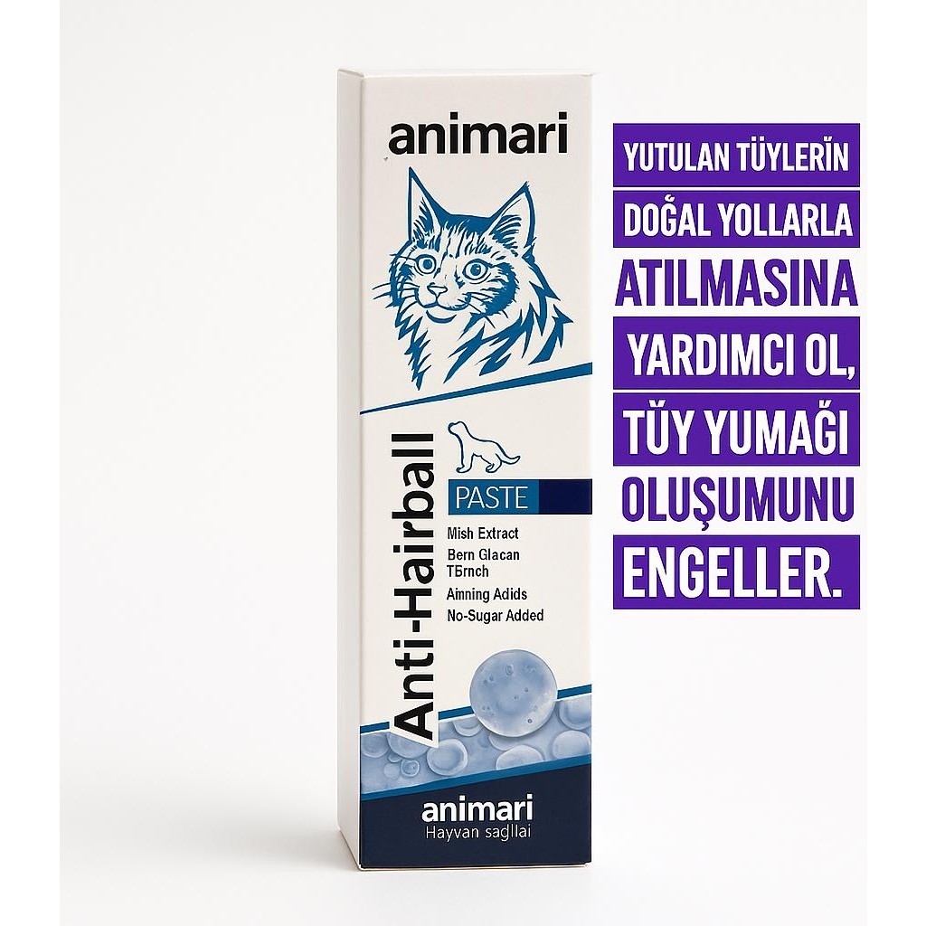 animari Anti-Hairball ( Kedi Tüy Yumağını Önleyici Macunu) Evcil Hayvan Ürünleri Fiyatı