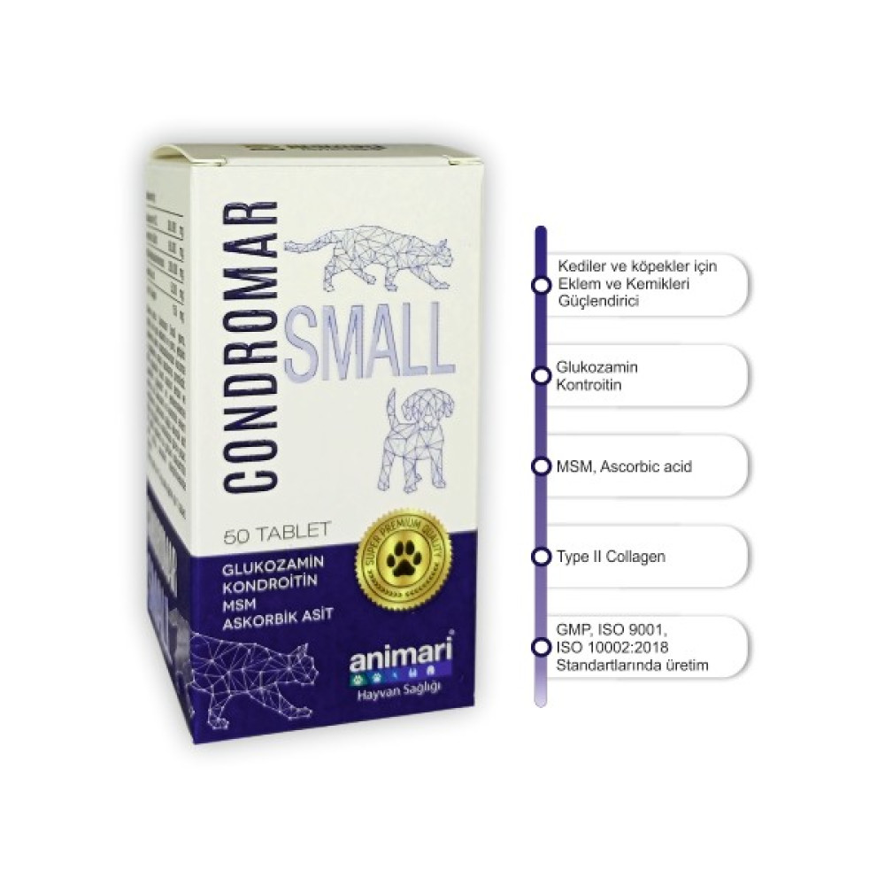 animari Condromarsmall 50 Tablet Kedi Veköpekler Için Oto Boyaları Fiyatı