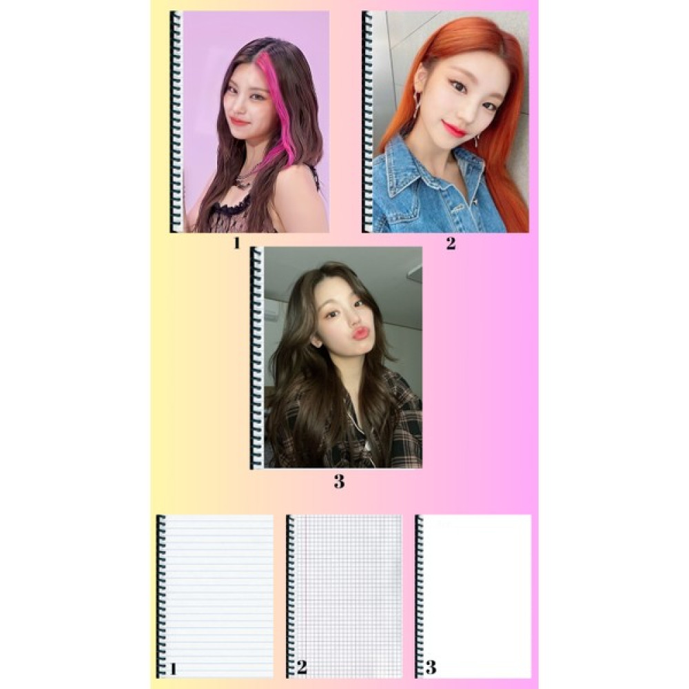 Anime And Your World Yeji Itzy 3 Adet Defter A4 Büyük Boy Çizgili_kareli_çizgisiz Spiralli Defter Fiyatı
