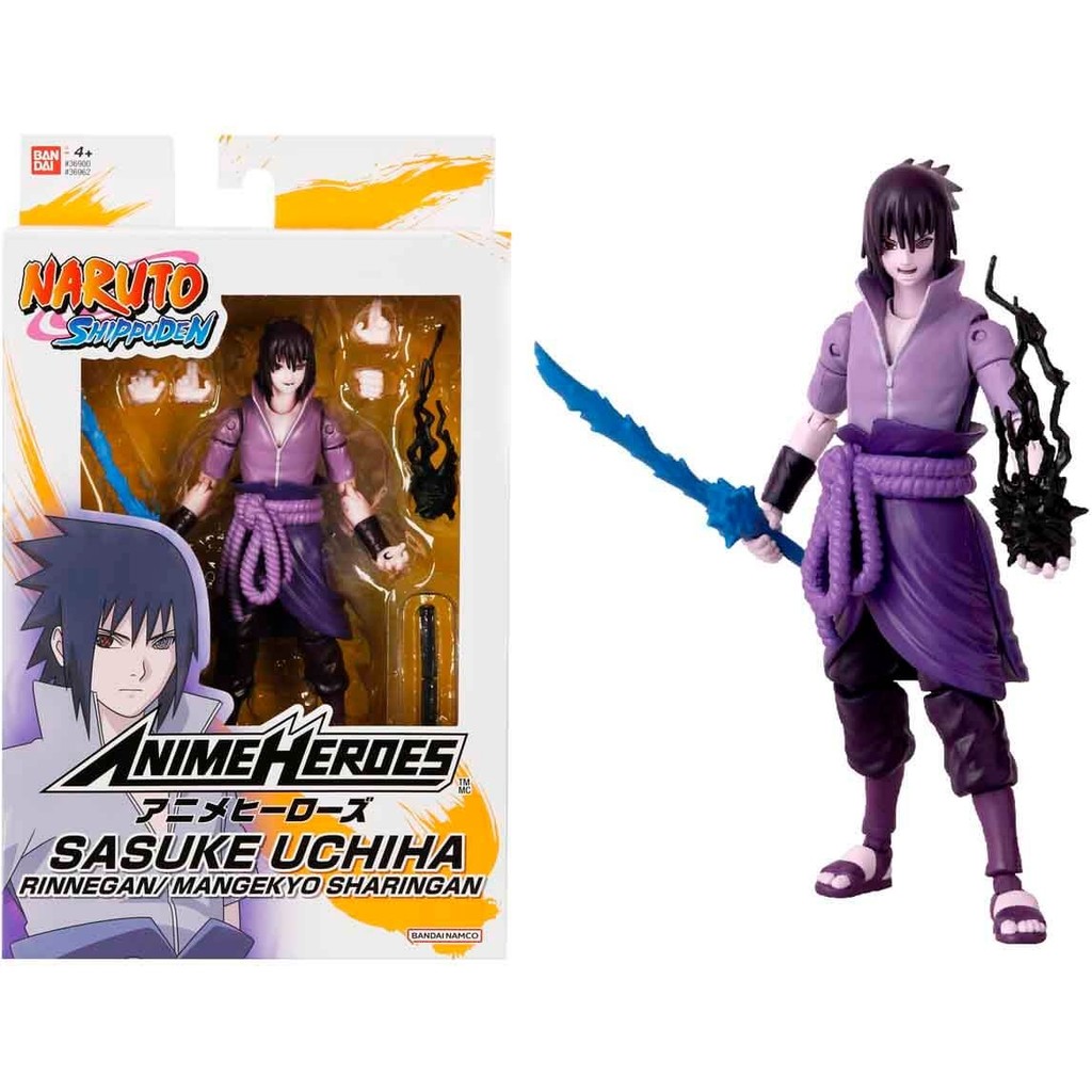 Anime Heroes Naruto Sasuke Rinnegan / Mangekyo Sharingan Eklemli Figür Aksiyon Figürleri Fiyatı