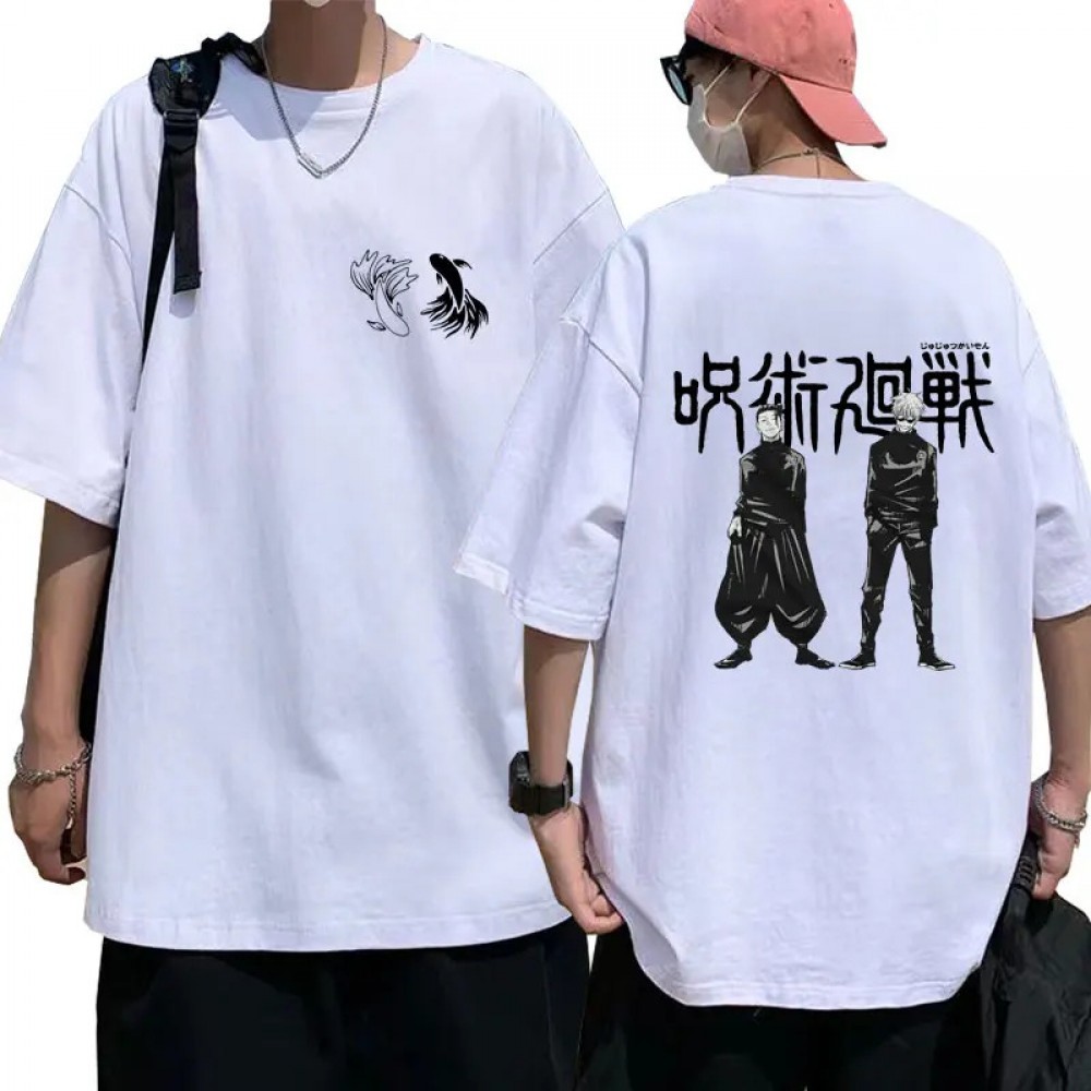 Anime Jujutsu Kaisen Satosugu Ön Arka Baskılı T-Shirt Giyim & İç Giyim Fiyatı
