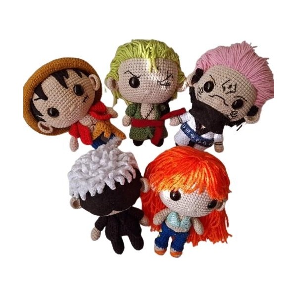 Anime Karakterler Takımı Amigurumi Organik Oyuncak Anne Bebek Oyuncak Fiyatı